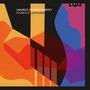 „MAURICE STORRER QUARTET, FOREIGN LANGUAGE“, abstrakte Formen in Orange, Blau und Rot, Logo „unit“ oben rechts., LP