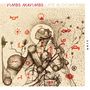 Text: "VIMBS MAVIMBS LATE BLOOMER". Illustration: Abstrakte Figur, verwobene Linien, rote Symbole., CD