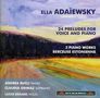Ella Adaiewsky (Elisabeth von Schultz) (1846-1926): 24 Preludes für Stimme & Klavier, CD