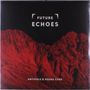 "Future Echoes", darunter "Antipole & Pedro Code", rote Berge vor schwarzem Hintergrund., LP