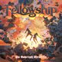 "Fellowship", "The Saberlight Chronicles"; Illustration von zwei Personen, die in einer fliegenden, zerbrochenen Welt schweben., CD