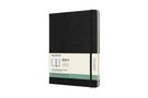 : Moleskine 18 Monate Wochen Notizkalender 2020/2021 XL, 1 Wo = 1 Seite, rechts linierte Seite, Fester Einband, Schwarz, Buch