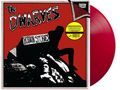 Text: "The Dwarves", "Horror Stories".  
Rotes Schallplatten-Cover mit Silhouetten und einem roten Vinyl., LP