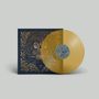 "ZOMBIE BATTALION" steht über einem Schädel mit verzerrten Gesichtern. Eine goldene Vinylplatte darunter zeigt ein ähnliches Design., LP