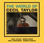 THE WORLD OF CECIL TAYLOR; Cecil Taylor, Archie Shepp, Buell Neidlinger, Dennis Charles. Eine Person mit Sonnenbrille am Klavier.