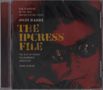 Text: "New Recording of the 1965 Motion Picture Score John Barry The Ipcress File The City of Prague Philharmonic Orchestra Adam Klemens." Im Hintergrund ein stilisierter Gesichtsausschnitt mit Brille., CD