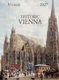"VITALIS 2027 HISTORIC VIENNA" in Großbuchstaben. Zeigt den Stephansdom in Wien mit Menschen und Kutschen davor.