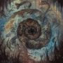 Es befindet sich der Name "Paolo Girardi" im Bild. Spiralförmige Monster und Drachen in dunkler, bedrohlicher Umgebung., LP