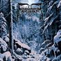 Oben ein stilisiertes Logo, darunter "Awakening the Land of Eternal Silence". Schneebedeckter Wald., LP