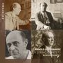 Text: "Et'Cetera", "Arnold Schoenberg", "The Four String Quartets", "Webern Quartet", "2CD". Vier schwarz-weiße Porträts eines Mannes.