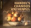 Texte: "HANDEL'S CHANDOS ANTHEMS No 6 & No 10", "TEARS ARE MY DAILY FOOD", "Musica Gloria", "Nele Vertommen", "Beniamino Paganini". Illustration: Schale mit Zwiebeln.