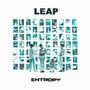 Der Text „LEAP“ und „ENTROPY“ ist in Schwarz. Vier Personen stehen vor einer Wand aus Röntgenbildern., CD