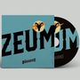 Text: ZEUMUM, BÜKKERS. 
Ein Albumcover vor grauem Hintergrund mit Schrift und stilisiertem Schafskopf., CD