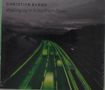 Text: "Christian Bvrns, Waking Up In A Northern Town." Eine beleuchtete Autobahn bei Nacht in einem neongrünen Glühen., CD