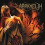 Logo: "ABRAMELIN". Illustration: Dunkle, dramatische Szene mit leidender Figur und geisterhaften Gesichtern im Hintergrund., LP