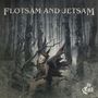 „FLOTSAM AND JETSAM“ oben; „the Cold“ unten. Stimmungsvoll, düsterer Wald mit einer melancholischen Figur., LP