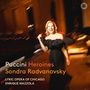 "Puccini Heroines Sondra Radvanovsky, LYRIC OPERA OF CHICAGO, ENRIQUE MAZZOLA." Eine Frau in elegantem schwarzem Kleid., CD