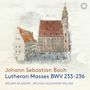 "Johann Sebastian Bach Lutheran Masses BWV 233-236 Kölner Akademie Michael Alexander Willens." Illustration eines großen Gebäudes mit Turm., 2 CDs