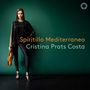 Text: "Spiritillo Mediterraneo, Cristina Prats Costa." Eine Frau mit Bratsche vor einem grünen Hintergrund., CD