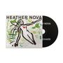Text: "HEATHER NOVA", "THE ORCHARD". Illustration: Figur mit ausgestreckten Armen, umgeben von grünen Blättern. CD-Hülle., CD