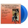„SUNDAY in the PARK with GEORGE“; Mandy Patinkin, Bernadette Peters, Musik: Stephen Sondheim. Zwei blaue Schallplatten., 2 LPs