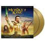 "The Monkey King: Havoc in Heaven's Palace" Soundtrack, golden Schallplatte, drei Figuren in traditioneller Rüstung., 2 LPs