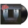 "Metal Church" und "The Dark" stehen oben. Eine dunkle Haustür mit Nebel und einer Matte mit "Welcome". Schattige Beleuchtung., LP