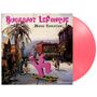 "Buckshot LeFonque", "Music Evolution". Bunte Illustration einer Stadt mit Figuren, rotes Vinyl im Hintergrund.