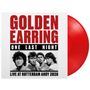 "Golden Earring One Last Night Live at Rotterdam Ahoy 2026". Schwarz-weißes Foto von vier Männern, rotes Vinyl., LP