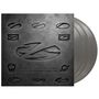 A State of Trance 25 Years, The Official Anthem Collection. Gravierte Logos auf einem grauen, metallischen Hintergrund., 3 LPs