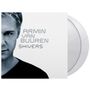 Text: "ARMIN VAN BUUREN SHIVERS". Ein Mann mit kurzem Haar, halbseitig im Bild, vor einem weißen Hintergrund., 2 LPs