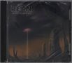 Text: "REZN CHAOTIC DIVINE". Eine düstere Landschaft mit bizarren Felsformationen unter einem ominösen Himmel., CD