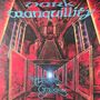 "DARK TRANQUILLITY" und "The Gallery" in stilisierter Schrift. Eine detaillierte, mystische Illustration eines roten Palastes., LP
