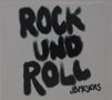 "ROCK UND ROLL" steht in großen, verschwommenen Buchstaben. Darunter der Name "JBMEYERS"., LP
