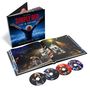 Buch mit Texten "40 Years of Simply Red", "Live in Santiago", "Holding Back the Years". CDs mit Konzertbildern., 2 CDs, 1 DVD und 1 Blu-ray Disc