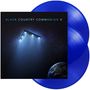 "BLACK COUNTRY COMMUNION V" in blauer Schrift. Darunter ein leuchtendes Dreieck im Sternenhimmel über der Erde., 2 LPs