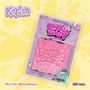 "The 7th Mini Album," "Bubble" und "Gum" in kräftigen Schriftzügen, rosa Design im Kaugummi-Stil, markant gelber Hintergrund., KiT Album