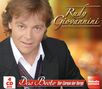 "Rudy Giovannini" in eleganter Schrift, "Das Beste Der Caruso der Berge", "4 CD Box", "Melodie Express". Porträt eines Mannes., 4 CDs