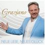 "Graziano. Neue Liebe, neues Glück." Ein Mann in einem blauen Anzug lächelt und breitet die Arme aus., CD