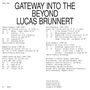 Lucas Brunnert - Gateway Into The Beyond, CD