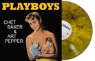 Chet Baker & Art Pepper: Playboys (Yellow Marble Vinyl), LP