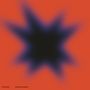 "PETER ROM WANTING MACHINE II" in der unteren linken Ecke. Eine schwarze, sternartige Form auf rotem Hintergrund mit violettem Verlauf., CD
