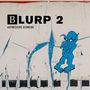Text: "BLURP 2 AUFMESSERS SCHNEIDE". Illustration: Ein blauer, schelmisch aussehender Kobold auf rissigem Hintergrund., CD