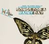 Text: "›SIR‹ OLIVER MALLY & PETER SCHNEIDER SONGS FOR A RAINY DAY." Zwei bunte Schmetterlinge und ein großer schwarz-weißer Schmetterling., LP