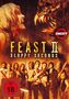 "FEAST II: SLOPPY SECONDS", "UNCUT", "FSK ab 18". Eine Gruppe bewaffneter Menschen und Monster mit großen Zähnen., DVD