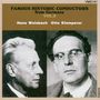 "FAMOUS HISTORIC CONDUCTORS from Germany VOL.2 Hans Weisbach Otto Klemperer." Zwei Porträts von Männern.