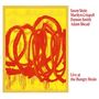 Jason Stein, Marilyn Crispell, Damon Smith, Adam Shead, Live at the Hungry Brain. Rote Spiralen auf gelbem Hintergrund., LP