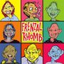 "Frenzal Rhomb" steht in der Mitte. Umgeben von Cartoon-Gesichtern in bunten Quadraten., LP
