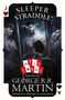 "SLEEPER STRADDLE, WILD CARDS, bearbeitet von GEORGE R.R. MARTIN. Illustration von Figuren mit übernatürlichen Elementen.", Buch