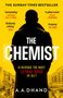 Titel: "THE CHEMIST". Fragen: "Is revenge the most lethal dose of all?" Hintergrund: Silhouette eines Mannes vor Stadtansicht.